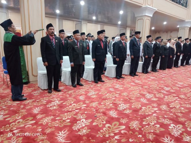 
 12 Nama Pejabat Esselon ll Musi Rawas Yang Di Rolling Oleh Bupati Hj Ratna Machmud