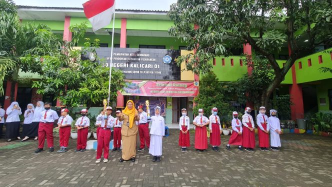 
 SD Negeri Kalicari 01 Raih Juara 1 Putra dan Putri Dalam Lomba Pesta Siaga Se-Kecamatan