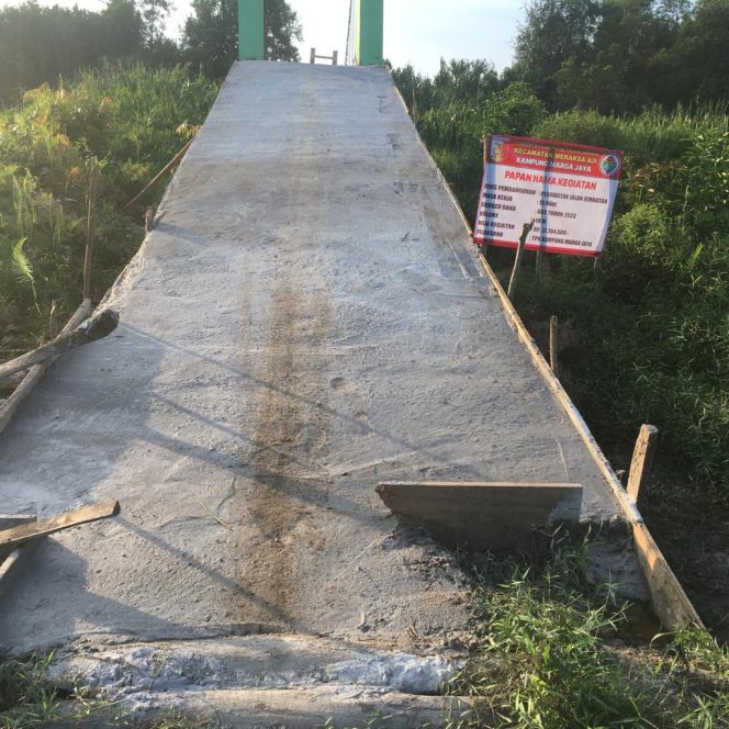 
 Pembangunan Perawatan Jalan Jembatan Kampung Marga Jaya DD Tahap 1 Tahun 2023 Telah Terealisasi
