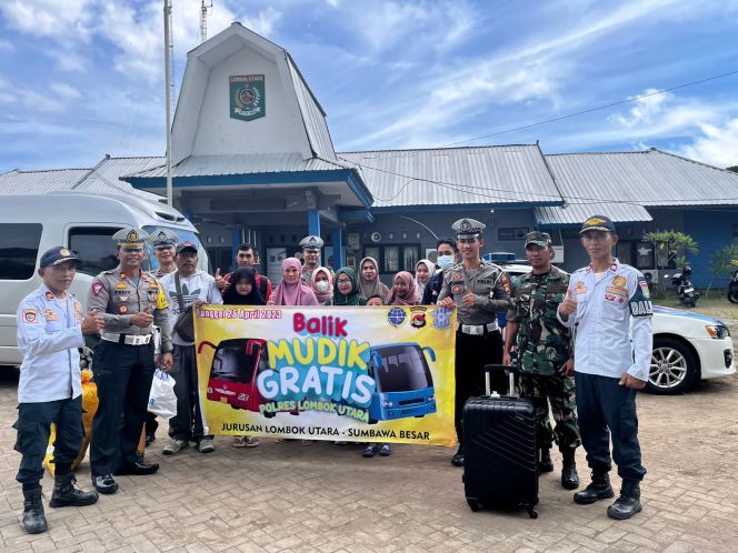
 Kasat Lantas Polres Lotara Gelar Mudik Gratis