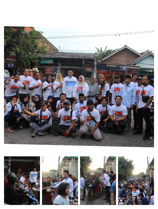 
 Ramadhan Mubarak, Caleg Gerindra Dapil V (Lima ) Kota Surabaya Bagi-bagi Baksos dan Ta’Jil