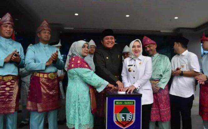 
 H. Herman Deru Gubernur Sumatera Selatan Meresmikan RSUD Pangeran Muhammad Amin Di Kabupaten Musi Rawas