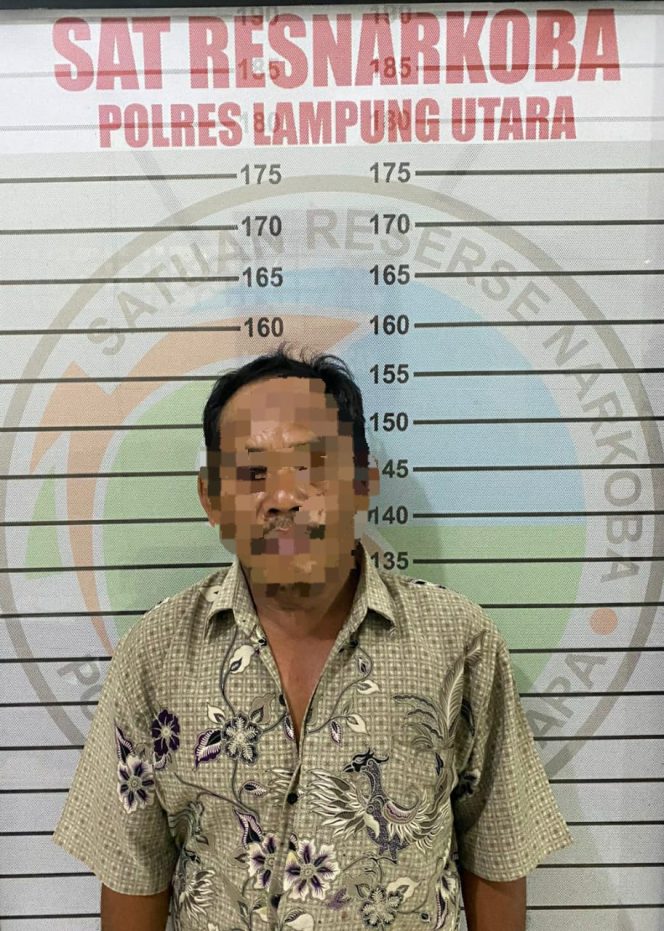 
 Akibat Narkoba, BR Harus meringkuk di Rutan Polres Lampung Utara