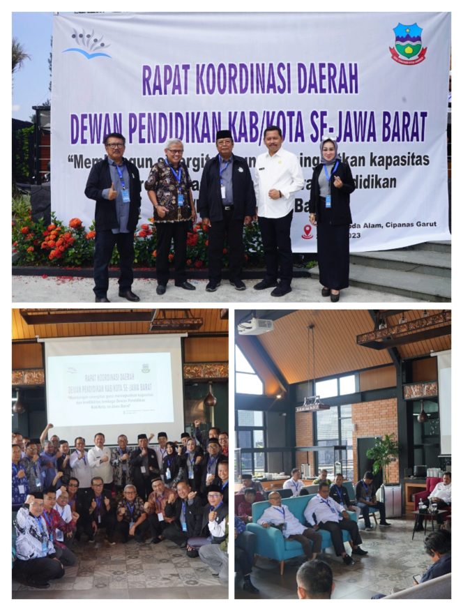 
 Dewan Pendidikan Kabupaten Garut Gelar Rakor, Dihadiri 17 Kabupaten/Kota se-Jawa Barat