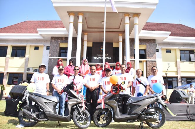 
 Doorprize Sepeda Motor Meriahkan Acara Olahraga Bersama Dalam Rangka HUT Bhayangkara Ke- 77 Polres Wonosobo
