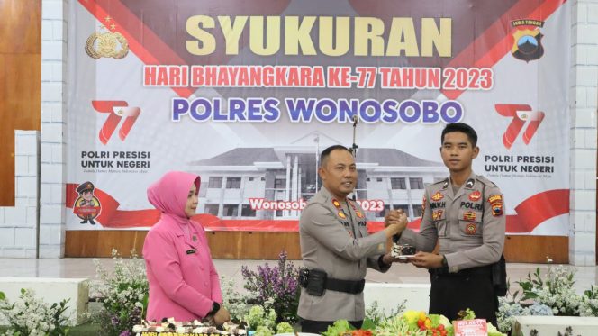 
 1 Juli, Polres Wonosobo Gelar Tasyakuran Peringati Hari Bhayangkara