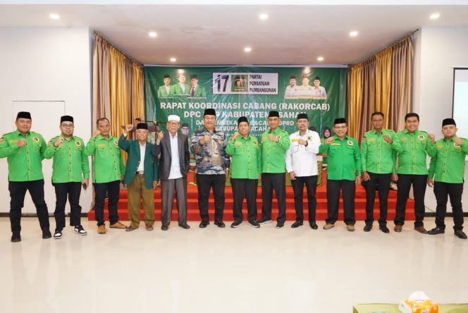 
 Taufik Zainal Abidin Siregar S Sos MSi Wakil Bupati Asahan Ikuti Rangkaian Rakorcab DPC PPP Kabupaten Asahan
