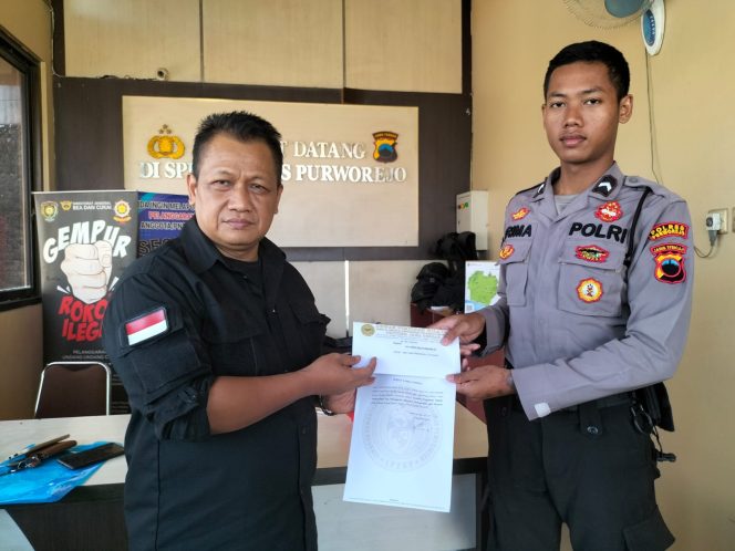 
 LP2KP Laporkan Ke Polres Purworejo Permasalahan SLBM