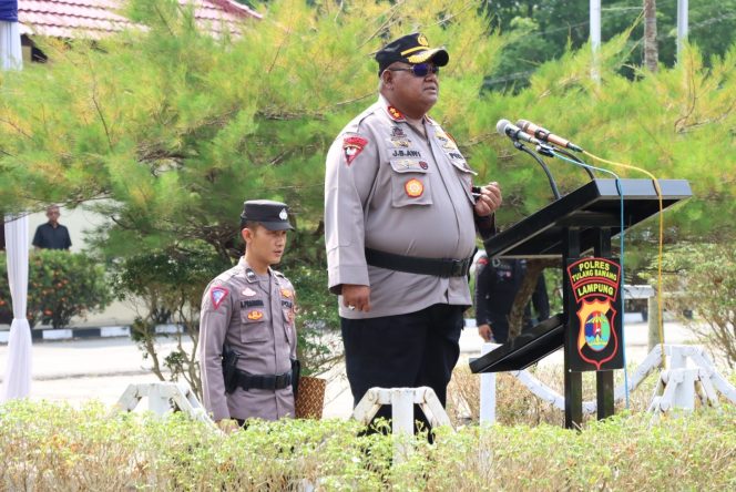 
 8 Penekanan Kapolres Tulang Bawang Saat Pimpin Apel Serpas Pengamanan Pilkakam Serentak Tahun 2023