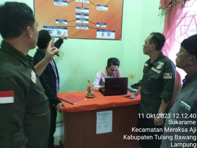 
 Kesbangpol Kabupaten Tulang Bawang Melakukan Kunjungan Kerja Kekantor LSM LiBra Di Kecamatan Meraksa Aji.