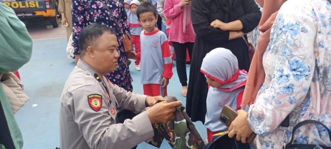 
 Unit Satwa Dit Samapta Polda NTB Perkenalkan Fungsi Satwa Kepada Murid TK