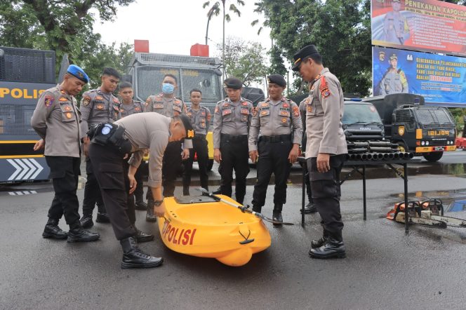 
 Polres Loteng Gelar Sarana Dan Prasarana, Tanggap Darurat Bencana Alam