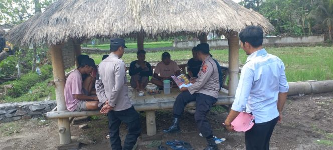
 Sosialisasi TPPO, Polsek Batukliang Polres Loteng Aktif di Lapangan