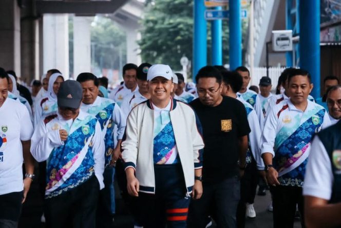 
 Pj Gubernur Sumatera Selatan Meriahkan HUT KORPRI Ke 52 Tahun