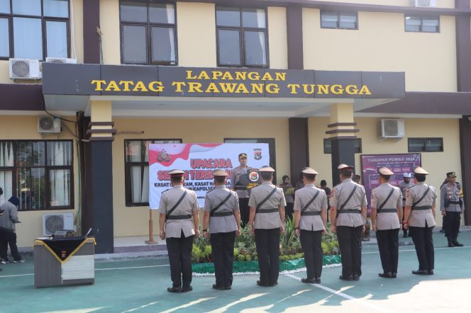 
 4 PJU Polres Lombok Utara Lakukan Sertijab