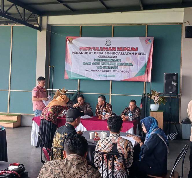 
 Hari Anti Korupsi: Kejari Wonosobo Edukasi Hukum, Desa Bersih dari Korupsi