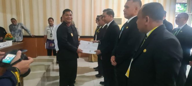 
 Kalapas Lubuklinggau Hadiri Penutupan Pelatihan Kepemimpinan Pengawas Angkatan V dan VI di BKPSDM Kota Lubuklinggau Tahun Anggaran 2023
