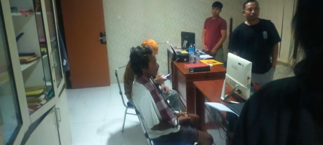 
 Terduga Pelaku Penganiayaan diamankan Sat Reskrim Polres Lombok Utara