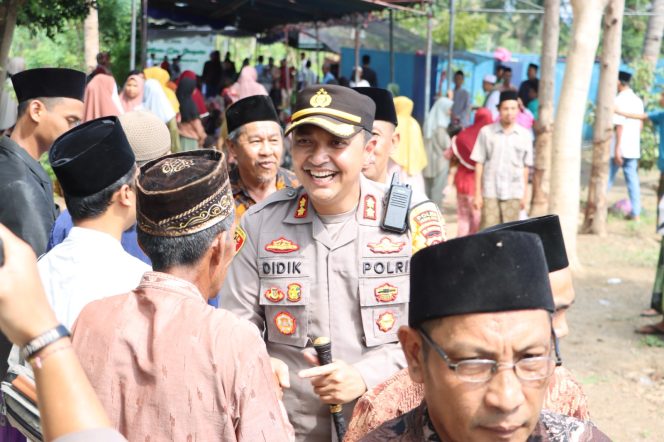 
 Kapolres Lombok Utara ajak Polong Renten Lombok Utara Dinginkan Pemilu 2024
