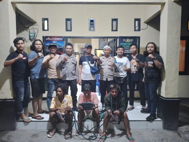 
 3 Warga Malaka Ditangkap Tim Puma Polres Lombok Utara