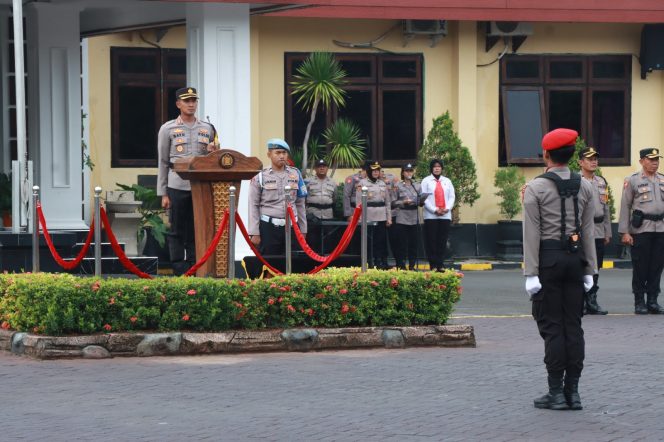 
 Tingkatkan Kedisiplinan Dan Loyalitas, Polres Pasuruan Melaksanakan Upacara Hari Kesadaran Nasional