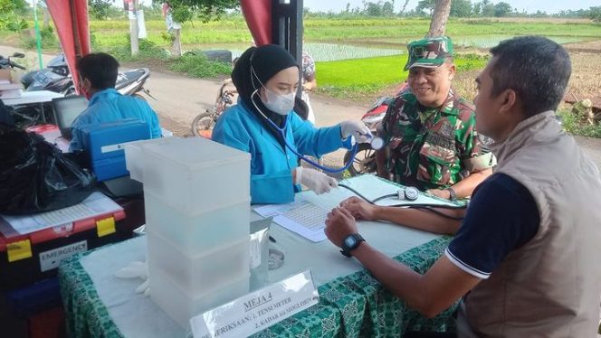 
 Guna Pasokan Darah Aman Dan Cukup, Babinsa Atensi Donor Darah Di wilayah Binaannya
