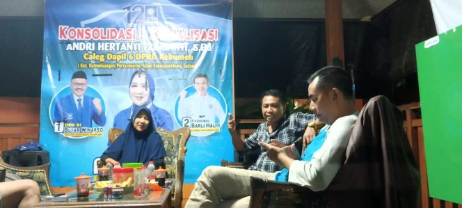 
 Bertekad Hidupkan Kembali Fungsi Kontrol Dalam Pemerintahan, Andri Hertanti Febrianti, S.Pd. Maju Sebagai Calon DPRD Kabupaten Kebumen