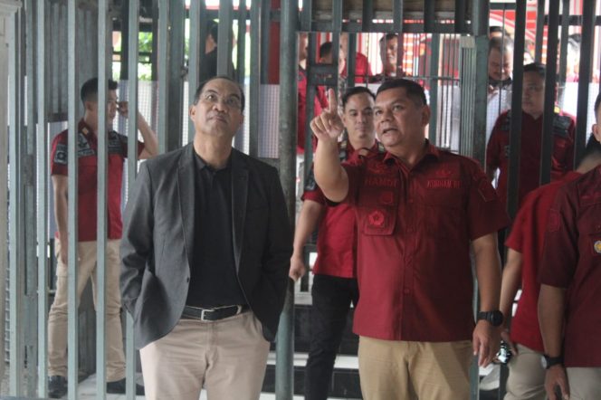 
 Kunjungan Kakanwil Kemenkumham Sumsel di Lapas Lubuklinggau dalam rangka Tinjauan Kesiapan Pemilu Tahun 2024
