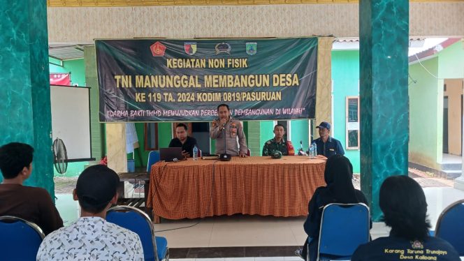 
 Sadarkan Masyarakat Pentingnya Kamtibmas Melalui Sosialisasi