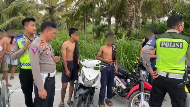 
 Balap Liar di Pantai Tegalretno – Petanahan – Kebumen, 25 Motor dan 1 Mobil Diamankan Polres Keben saat Patroli Gabungan