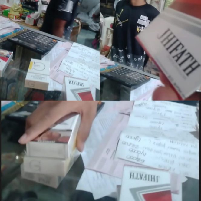 
 Diduga Kurangnya Pengawasan Dari APH Terkait, Toko ini Bebas Jual Berbagai Macam Rokok Ilegal