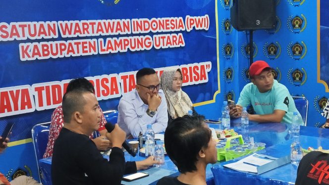 
 Persatuan Wartawan Indonesia (PWI) Kabupaten Lampung Utara melaksanakan rapat perdana, sampaikan susunan pengurus dan program kerja bidang-bidang di periode 2024 – 2027
