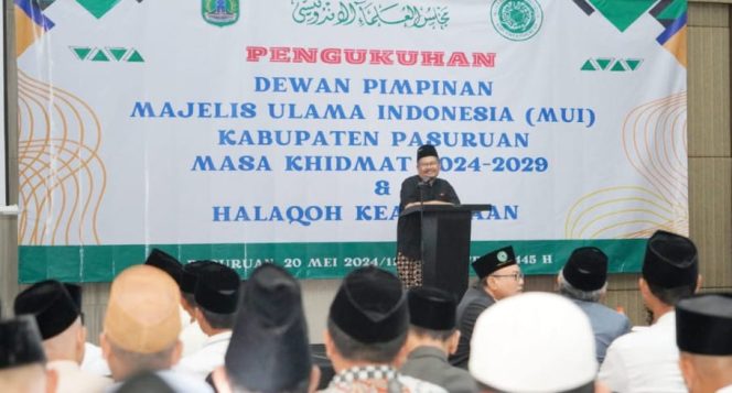 
 Pj. Bupati Pasuruan, Andriyanto Di Kukuh Sebagai Ketua Dewan Pertimbangan Ex Officio MUI Kabupaten Pasuruan