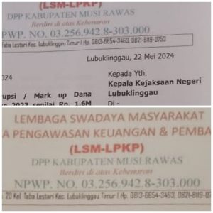 Korupsi Kesbangpol Musi Rawas