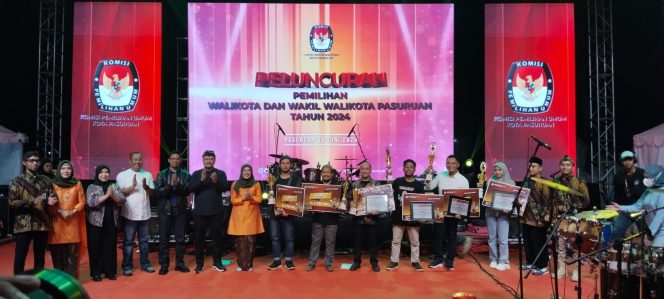 
 KPU Pasuruan Launching Maskot “Si Podang”, Ajak Masyarakat Tingkatkan Partisipasi Pemilih. 