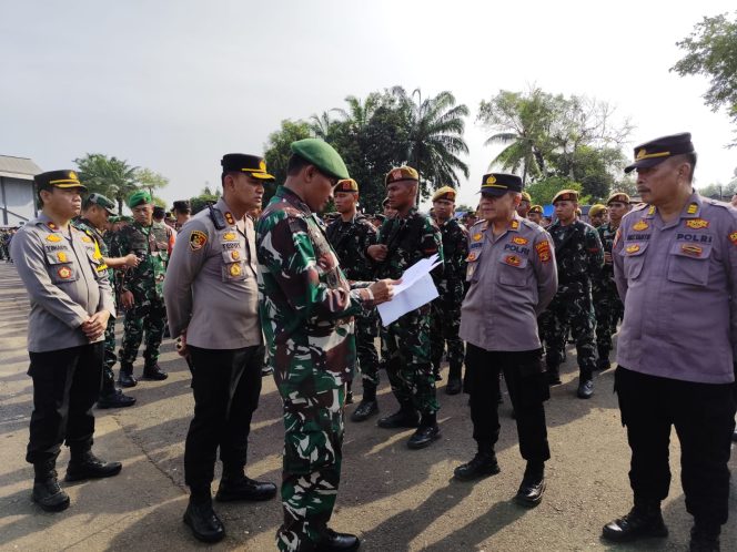 
 Polres Lampung Utara All Out Amankan Kunker Presiden Jokowi di Lampung Utara
