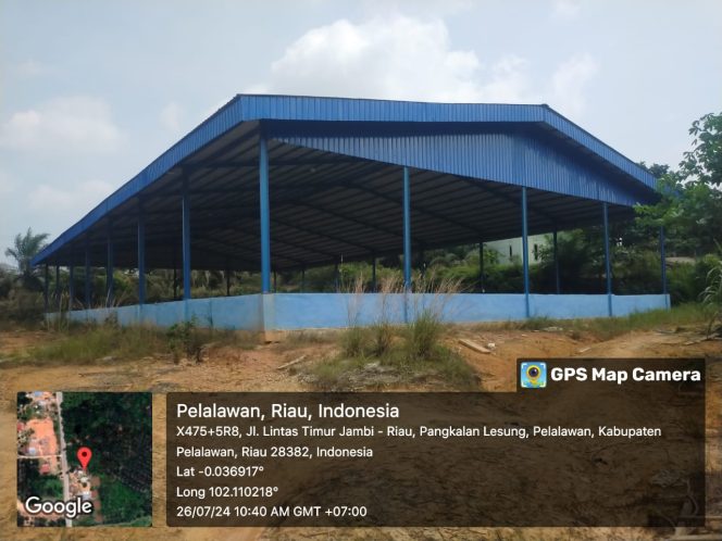 
 Pembangunan Lapangan Futsal Di Kelurahan Pangkalan Lesung APBD Tahun 2023 Mangkrak Diduga Ajang Korupsi