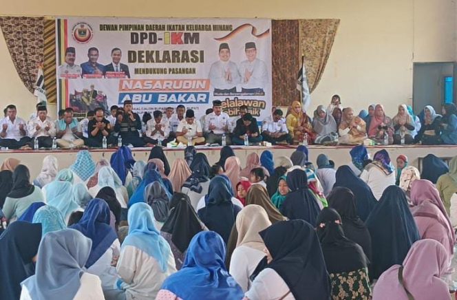 
 IKM Pelalawan Deklarasi Dukung Nazarudin-Abu Bakar, Maju Pimpin Pelalawan