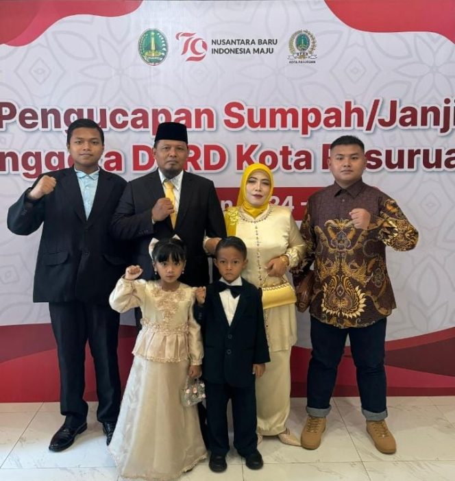 
 H. Akhmad Rifa’i Gelar Tasyakuran Setelah Resmi Dilantik Jadi Anggota DPRD Kota Pasuruan.