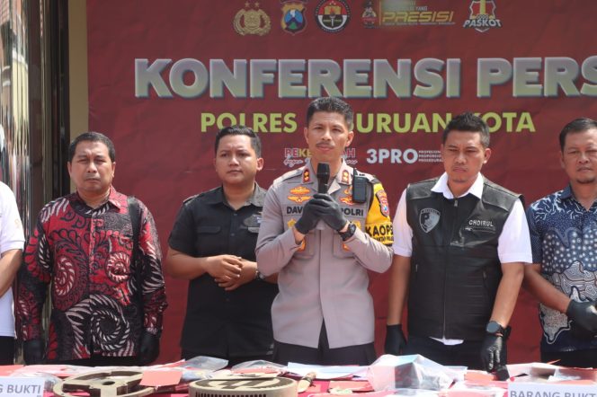 
 Jabat Sebulan Kasatreskrim Polres Pasuruan Kota, Ungkap 18 Laporan Dengan 25 Tersangka.