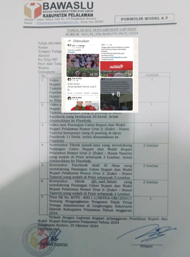 
 Adanya Dugaan Oknum Honorer dan Pendamping Desa Tabrak Aturan Pilkada