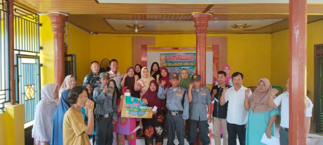 
 Penyaluran Bantuan Langsung Tunai Periode Tiga Ke – 37 KPM Kampung Penawar Kecamatan Gedung Aji