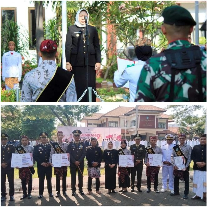 
 Pjs. Walikota Pasuruan Pimpin Upacara Dan Penyerahan Penghargaan, Harapkan Indeks Pembangunan Pemuda Ditingkatkan