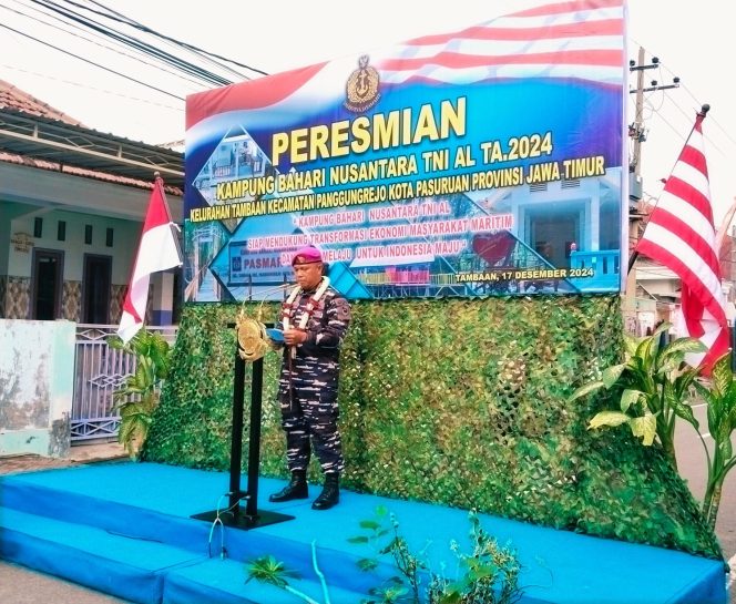 
 Peresmian Kampung Bahari Nusantara di Desa Tamba’an Kecamatan Panggungrejo Kota Pasuruan