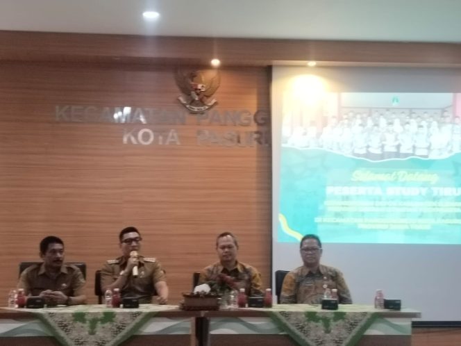 
 Kecamatan Panggungrejo Kota Pasuruan Terima Kunjungan Studi Tiru Dari Kabupaten Sleman.