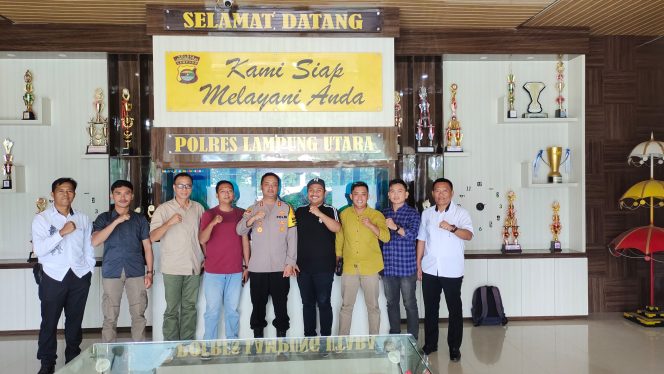 
 Persatuan Petani Singkong Lampung Utara memenuhi undangan silaturahmi bersama Kapolres Lampung Utara