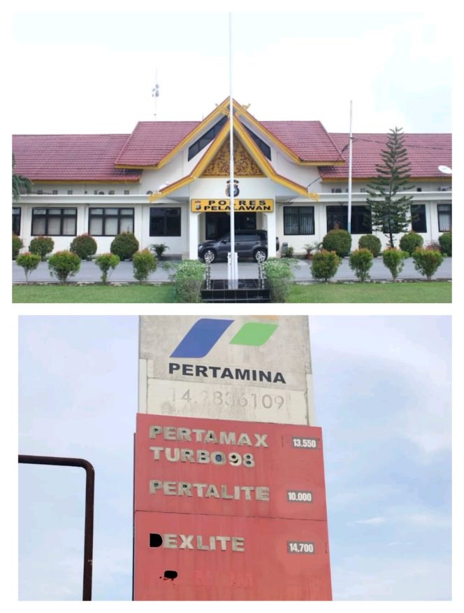 
 Polres Kabupaten Pelalawan Dinilai Tutup Mata Pada Aktifitas SPBU Nakal Diwilayah Pelalawan Khususnya SPBU PT KSO 14-283-6109