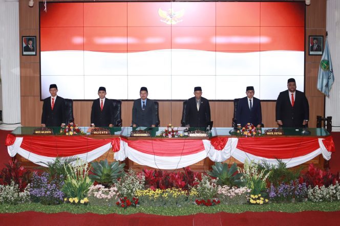 
 Rapat Paripurna Penyampaian Pidato Sambutan Wali Kota Pasuruan Masa Jabatan 2025-2030