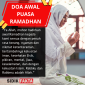 Doa Awal Ramadhan
