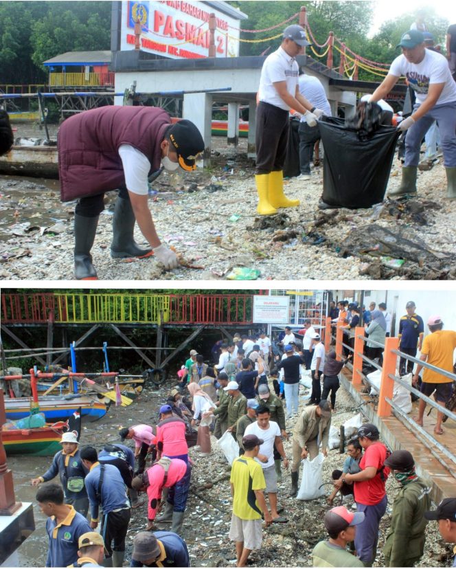 
 Wali Kota Pasuruan Pimpin Kerja Bakti, Ajak Masyarakat Sadar Tidak Membuang Sampah Disungai.